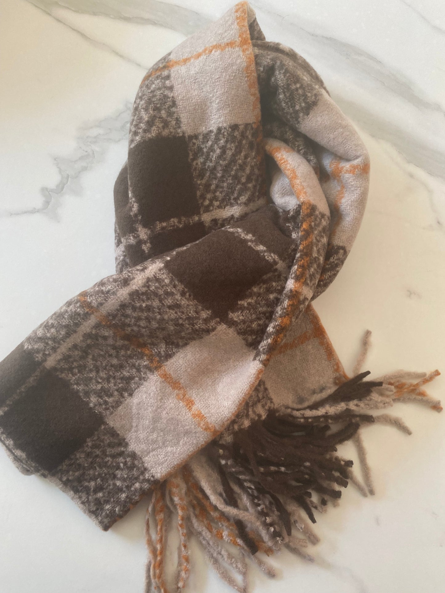 VOGUE-sciarpa tartan