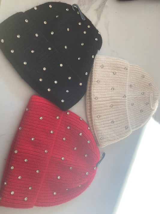 VOGUE-cappello con strass