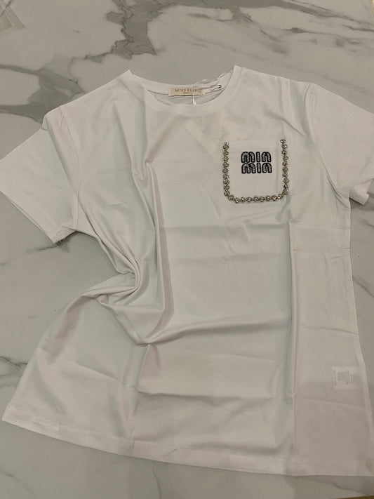 VOGUE-t-shirt con taschino