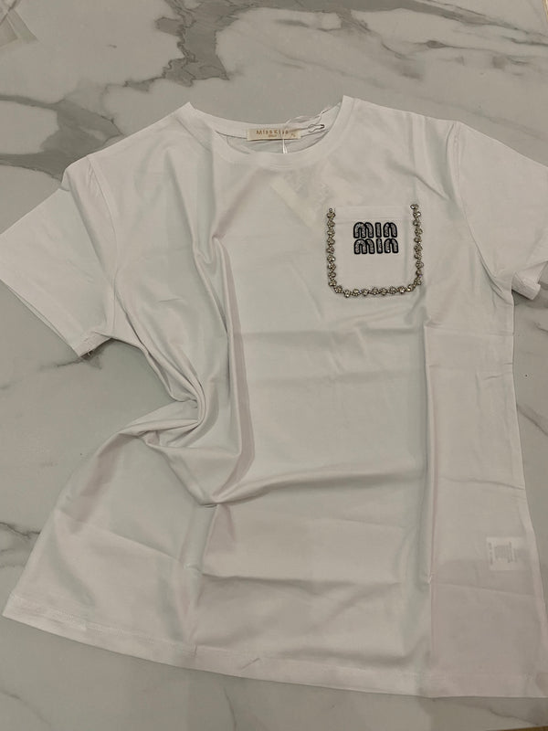 VOGUE-t-shirt con taschino