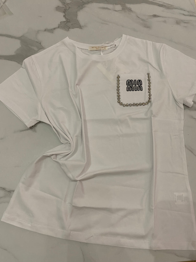 VOGUE-t-shirt con taschino
