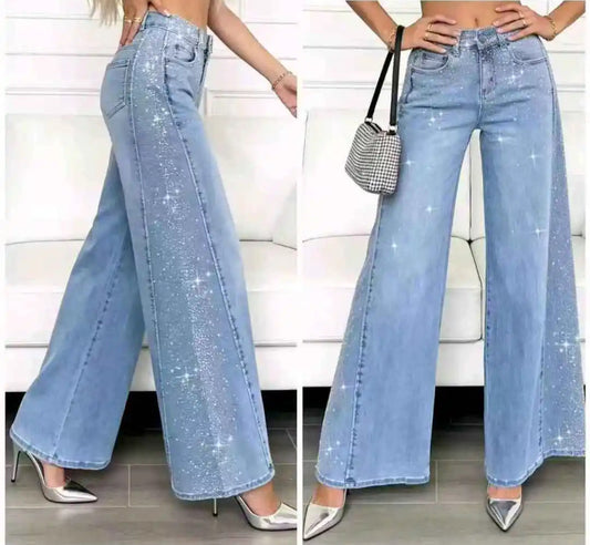 VOGUE-jeans strass