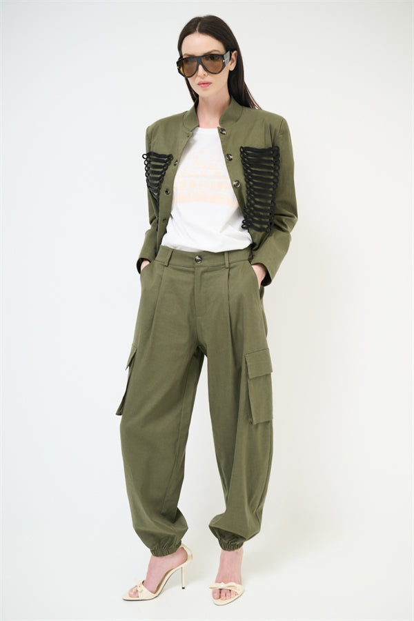 KIKISIX-pantalone cargo