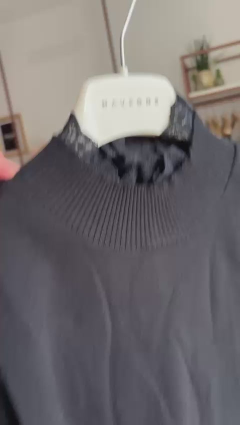 HAVEONE-Pull con pizzo