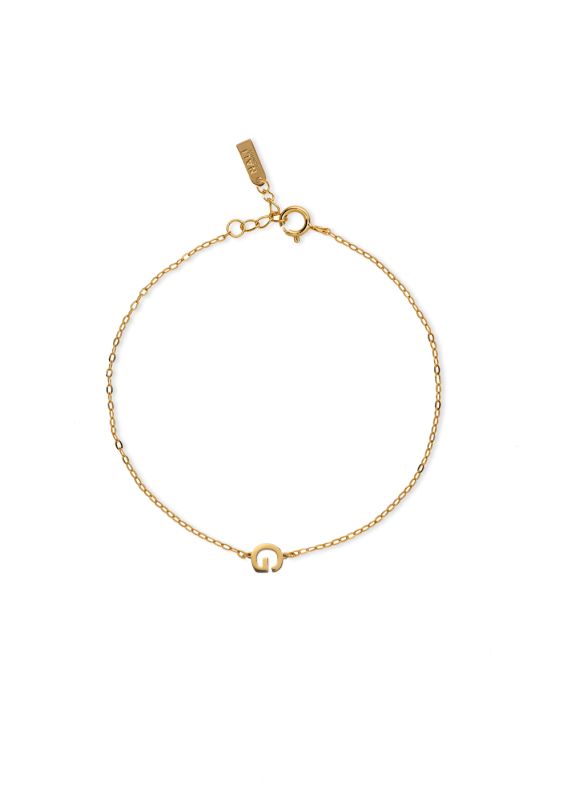 Nali 925 silver initial bracelet